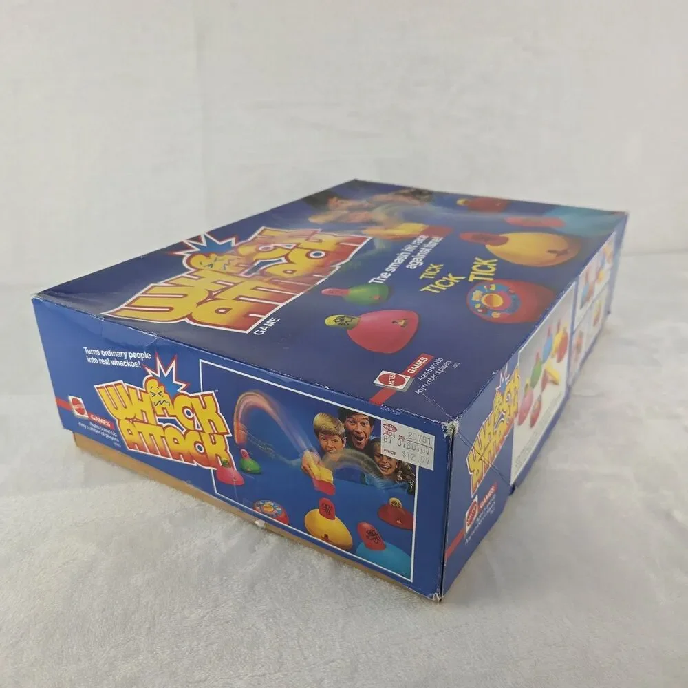 Vintage 1986 Whack Attack Game Complete Mattel Mechanical Action Game Fast Ship